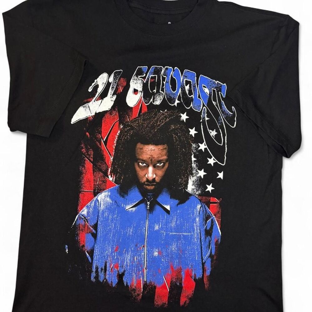 NWOT 21 Savage American Dream Tour Graphic Tee Large